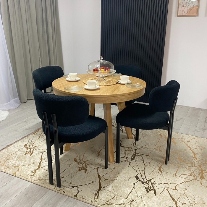 Stół okrągły, rozkładany PATRYK T70 - 100-200 cm