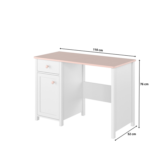 Biurko Lyssa 110x76x52 cm