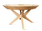 Nowoczesny okrągły stół  rozkładany 130 cm - 230 cm T66