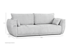 Sofa z funkcją spania LOUIS 238x102 cm