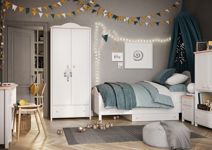 Łóżko Lyssa 104x100x209 cm