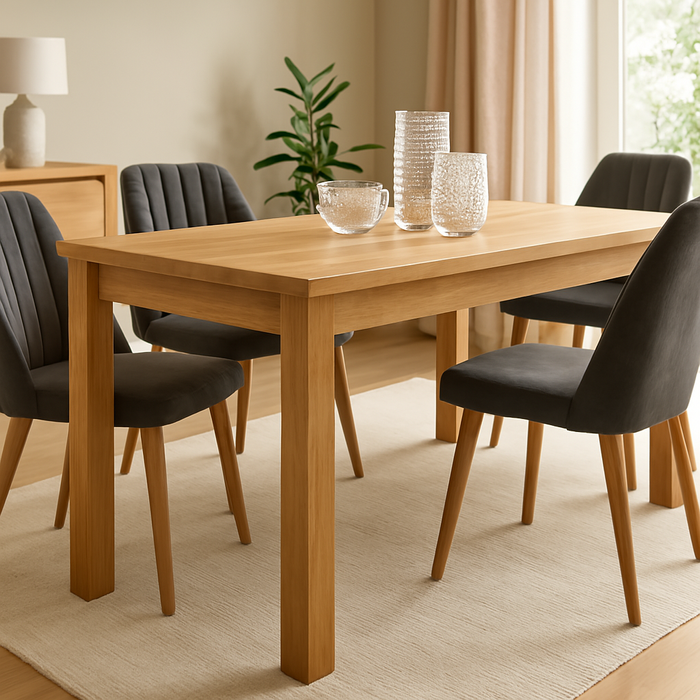 Duży stół prostokątny rozkładany 100 cm x 200 - 500 cm T52
