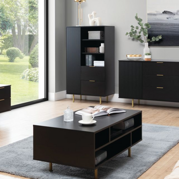 Aurora stolik kawowy z otwartymi pólkami