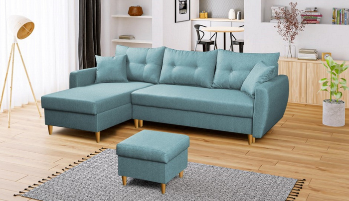 Narożnik Julia z funkcją spania 234x156 cm