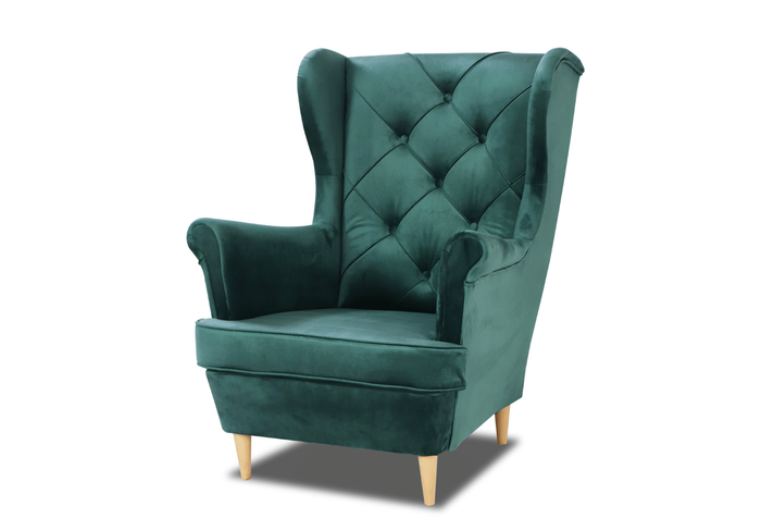 Fotel uszak z pikowaniem RIO 90x105 cm