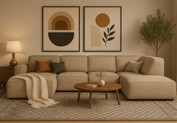 Narożnik lewostronny 7-osobowy LUCAS 364x262 cm