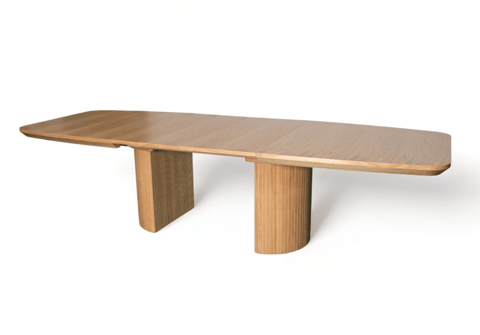 Stół rozkładany na ryflowanych nogach PIOTR T71 110x200-300 cm