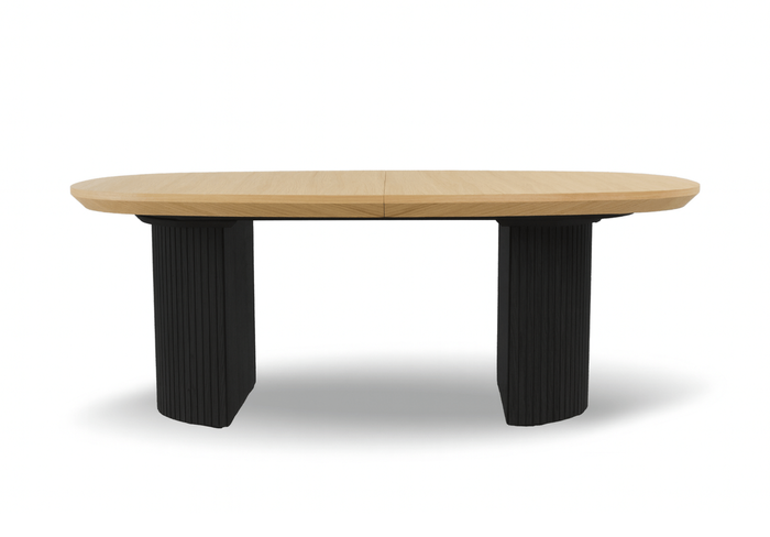 Stół rozkładany na ryflowanej nodze PAWEŁ T72 110x200-300 cm