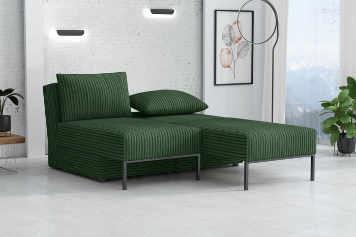 Wielofunkcyjna sofa narożna z funkcją spania Tomi 240x160 cm