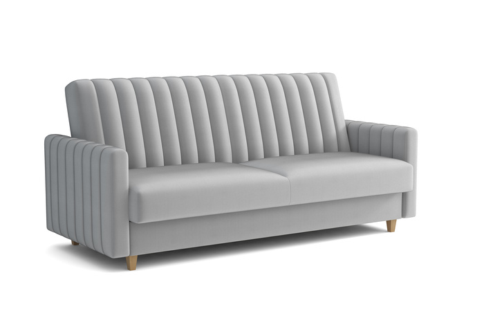 Wersalka Grace 186x120 cm z funkcją spania oraz wyjątkowymi przeszyciami na oparciu oraz boczkach