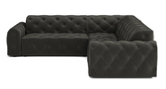 Stylowy narożnik z eleganckimi pikowaniami Candy 254x254 cm
