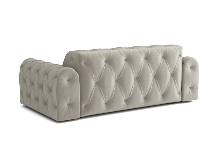 Sofa 3-osobowa z eleganckimi pikowaniami CANDY 230x107 cm