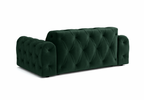 Sofa 2-osobowa z eleganckimi pikowaniami CANDY 190x107 cm 