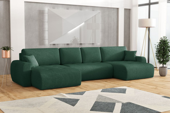 Narożnik z funkcją spania U MOET 342x142 cm
