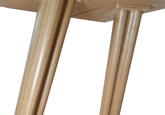 Stół prostokątny, drewniany, rozkładany MATEUSZ T75 100x180-380 cm