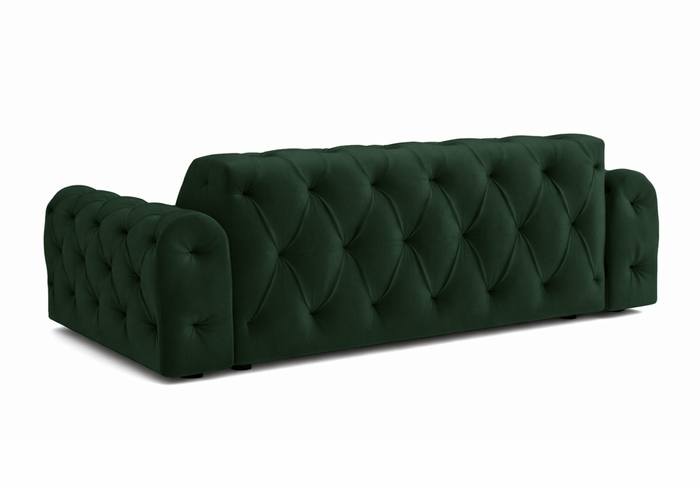 Sofa 4-osobowa z eleganckimi pikowaniami CANDY 255x107 cm
