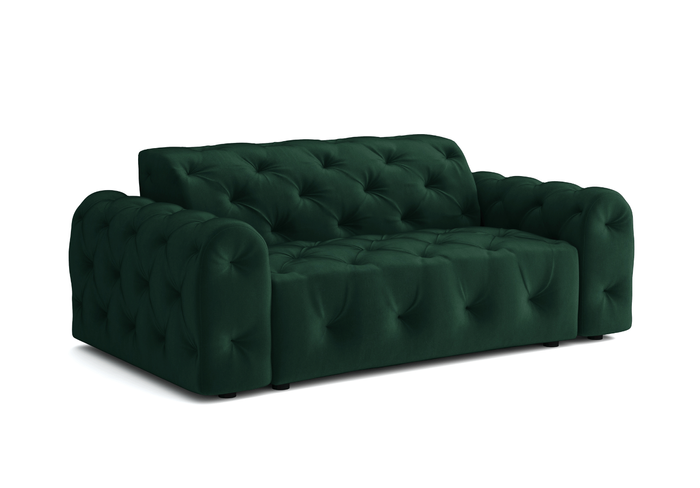 Sofa 2-osobowa z eleganckimi pikowaniami CANDY 190x107 cm 