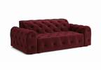 Sofa 3-osobowa z eleganckimi pikowaniami CANDY 230x107 cm