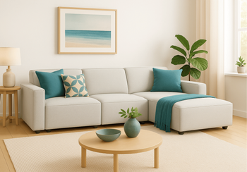 Narożnik 3-osobowy prawostronny LUCAS 284x166 cm