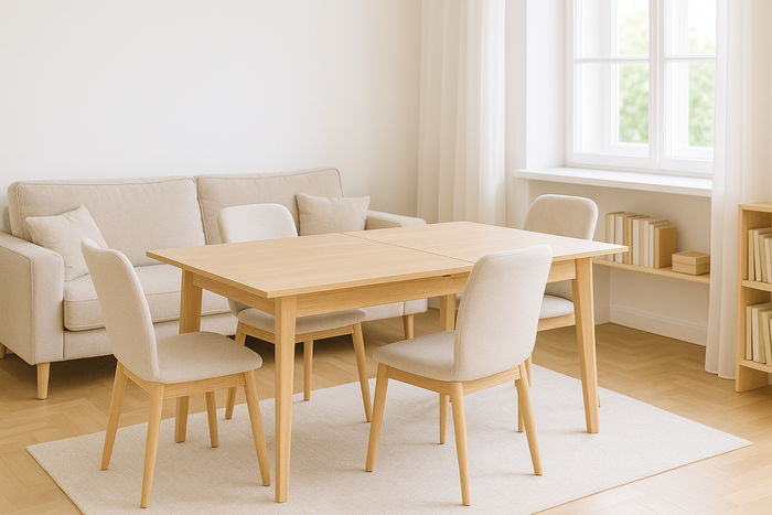 Stół Adam prostokątny, rozkładany  100 cm x 180 - 265 cm T67