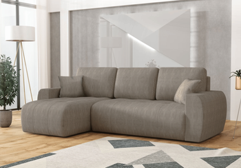 Narożnik lewostronny z funkcją spania L MOET mini 250x142 cm