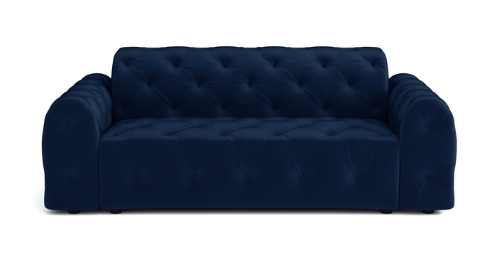 Stylowa sofa 3 osobowa z eleganckimi pikowaniami Candy 230x94 cm