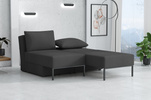Wielofunkcyjna sofa narożna z funkcją spania TOMI 165x205 cm