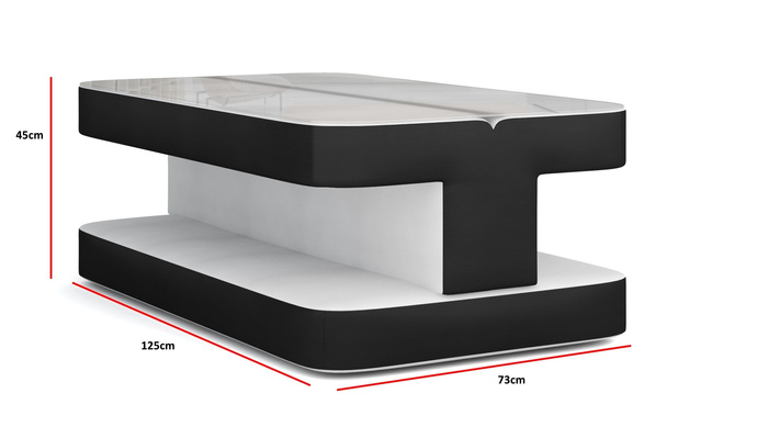 HUDSON ława tapicerowana 125x73 cm