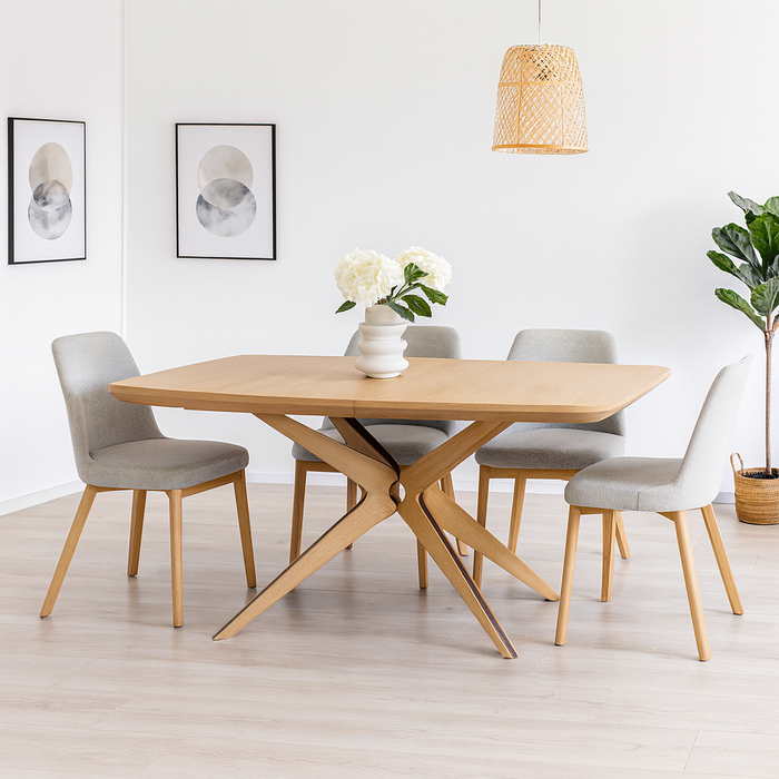 Rozkładany stół dębowy Mieszko110 cm x 200-300 cm T78