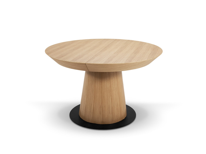 Stół Teodor nowoczesny, okrągły, rozkładany 130 cm - 230 cm T73