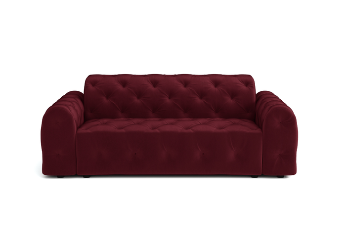 Sofa 3-osobowa z eleganckimi pikowaniami CANDY 230x107 cm
