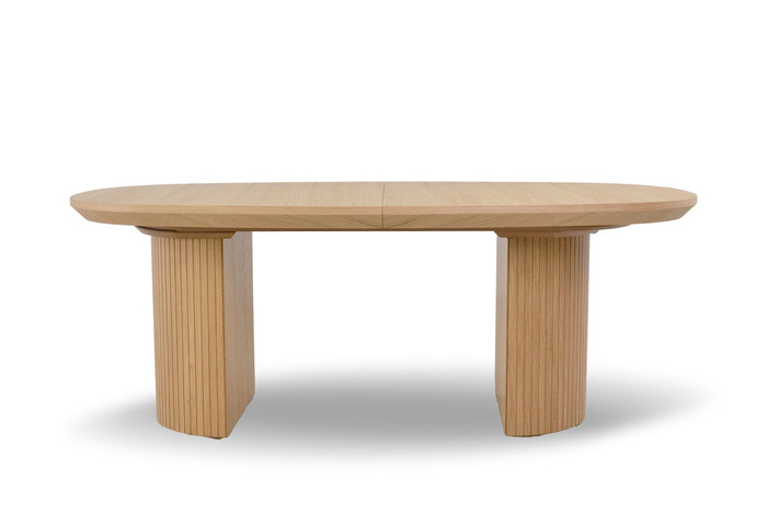 Stół Paweł rozkładany na ryflowanej nodze 110 cm x 200 - 300 cm T72