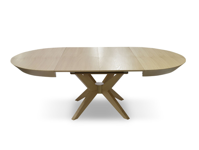 Nowoczesny okrągły stół  rozkładany 120 cm - 220 cm T66