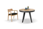 Stół okrągły, rozkładany PATRYK T70 - 100-200 cm