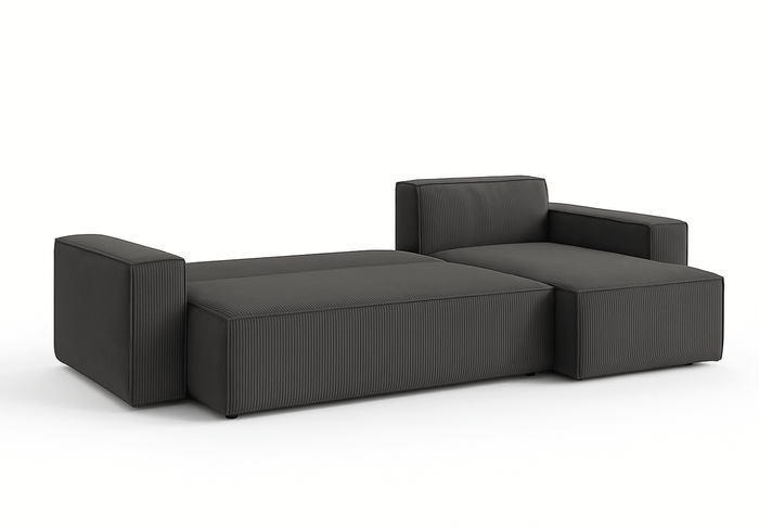 Narożnik uniwersalny z funkcją spania DENIS 244x142 cm