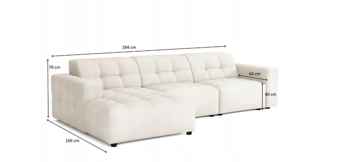 NAROŻNIK BERGO 284x166 cm