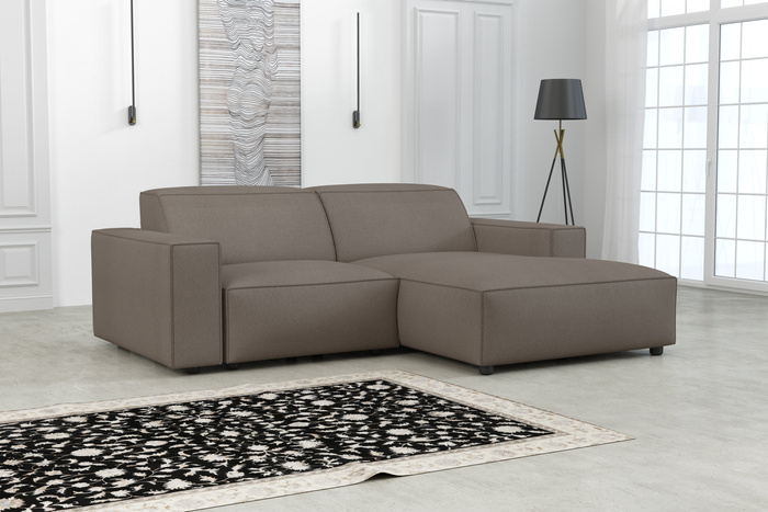 Klasyczny modułowy narożnik Lucas 204x166 cm