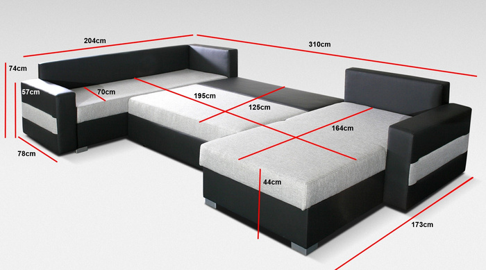 NAROŻNIK SOUL 310x204 cm