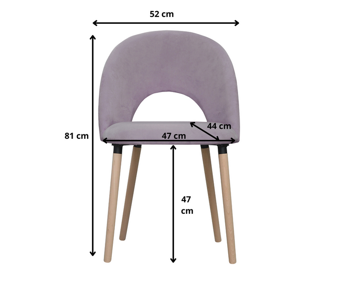 KRZESŁO TAPICEROWANE ADAMIT