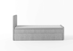 Łóżko pojedyncze kontynentalne boxspring HERA 83x218 cm