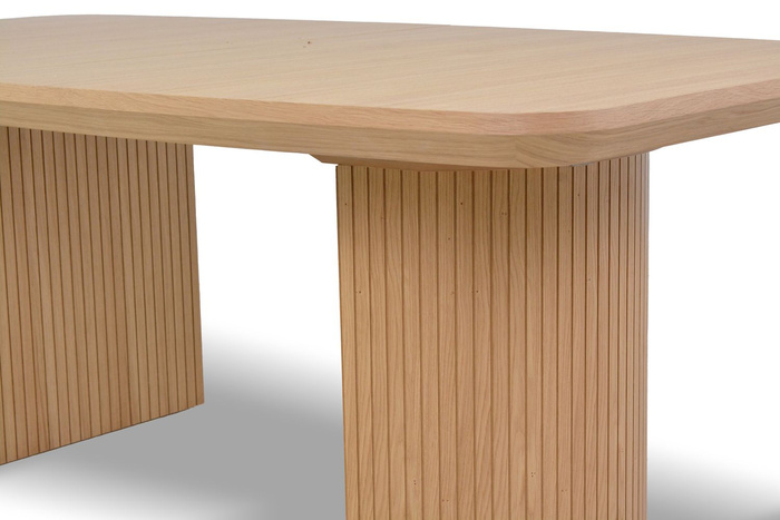 Stół Piotr rozkładany na ryflowanych nogach 110 cm x 200 - 300 cm T71