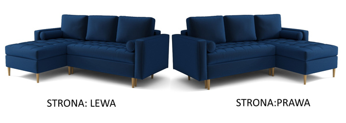 Elegancki narożnik z funkcją spania Florencja 240x175 cm 