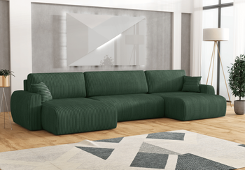 Narożnik z funkcją spania DORATO U 342x142 cm