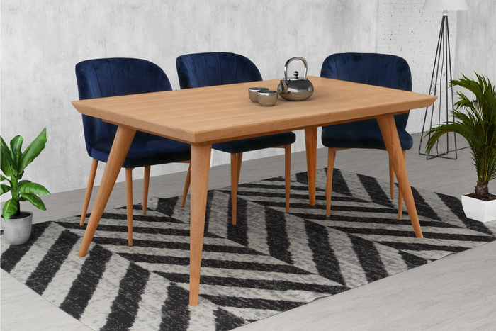 Stół Janek prostokątny rozkładany  90 cm x 160 - 260 cm T64 