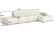 NAROŻNIK BERGO 341x126 cm