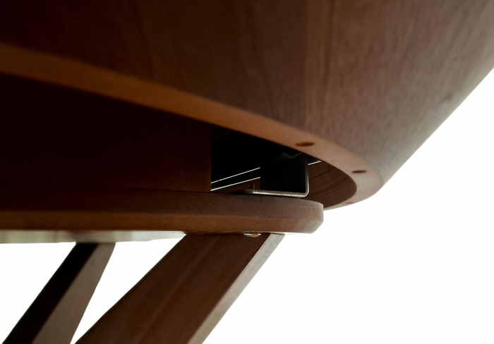 Stół nowoczesny, okrągły, rozkładany 120-220 cm FRANEK T66