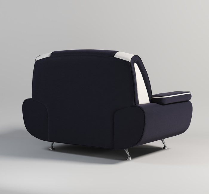 Nowoczesny tapicerowany fotel do salonu ONYX