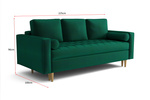 SOFA  FLORENCJA 225x100 cm z funkcją spania