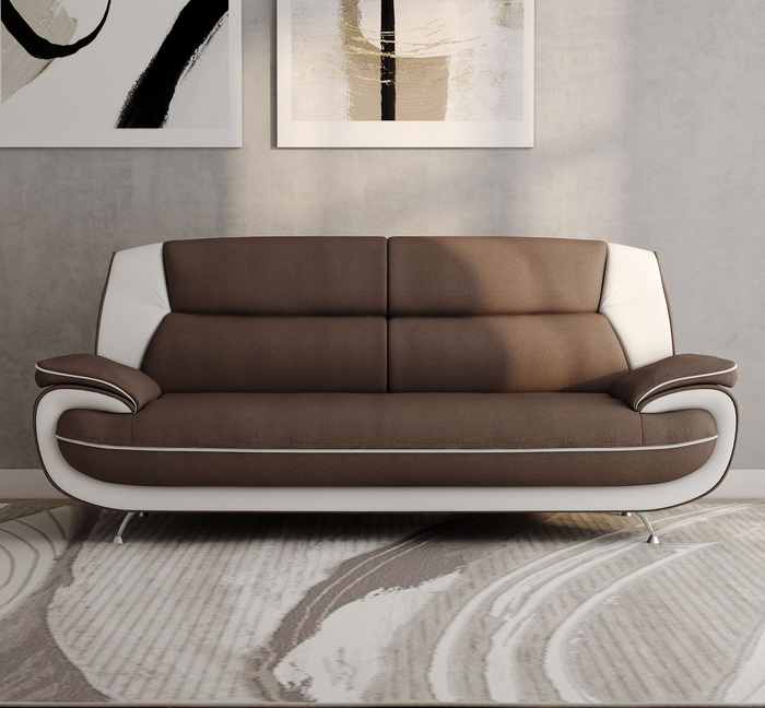  Nowoczesna tapicerowana sofa 3-osobowa do salonu ONYX