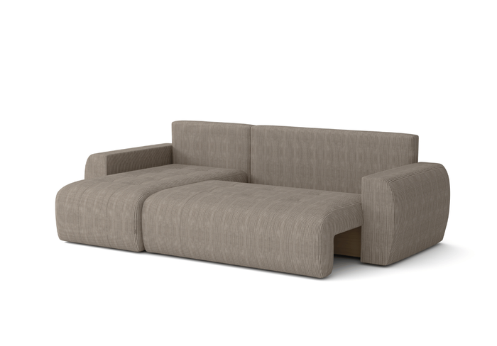 Narożnik lewostronny z funkcją spania L MOET mini 250x142 cm